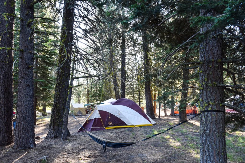 Tent Camping in Manzanita Lake Campground is one of the 3 must do things at Lassen Volcanic