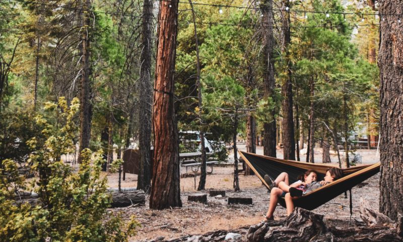 Family Camping Outdoors