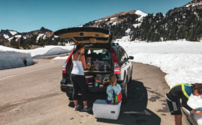 Car camping road trip